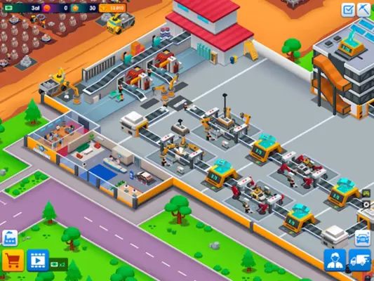 Car Factory Tycoon android App screenshot 0