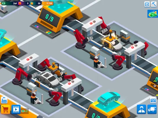 Car Factory Tycoon android App screenshot 1